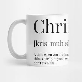 Christmas Definition Mug